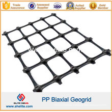 Plastic Polypropylene PP Uniaxial Biaxial Triaxial Geogrids Bx1100 Bx1200